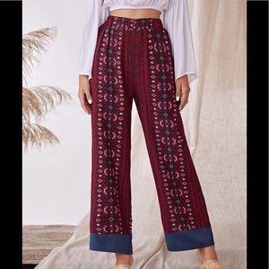 Boho Flare Leg Pants